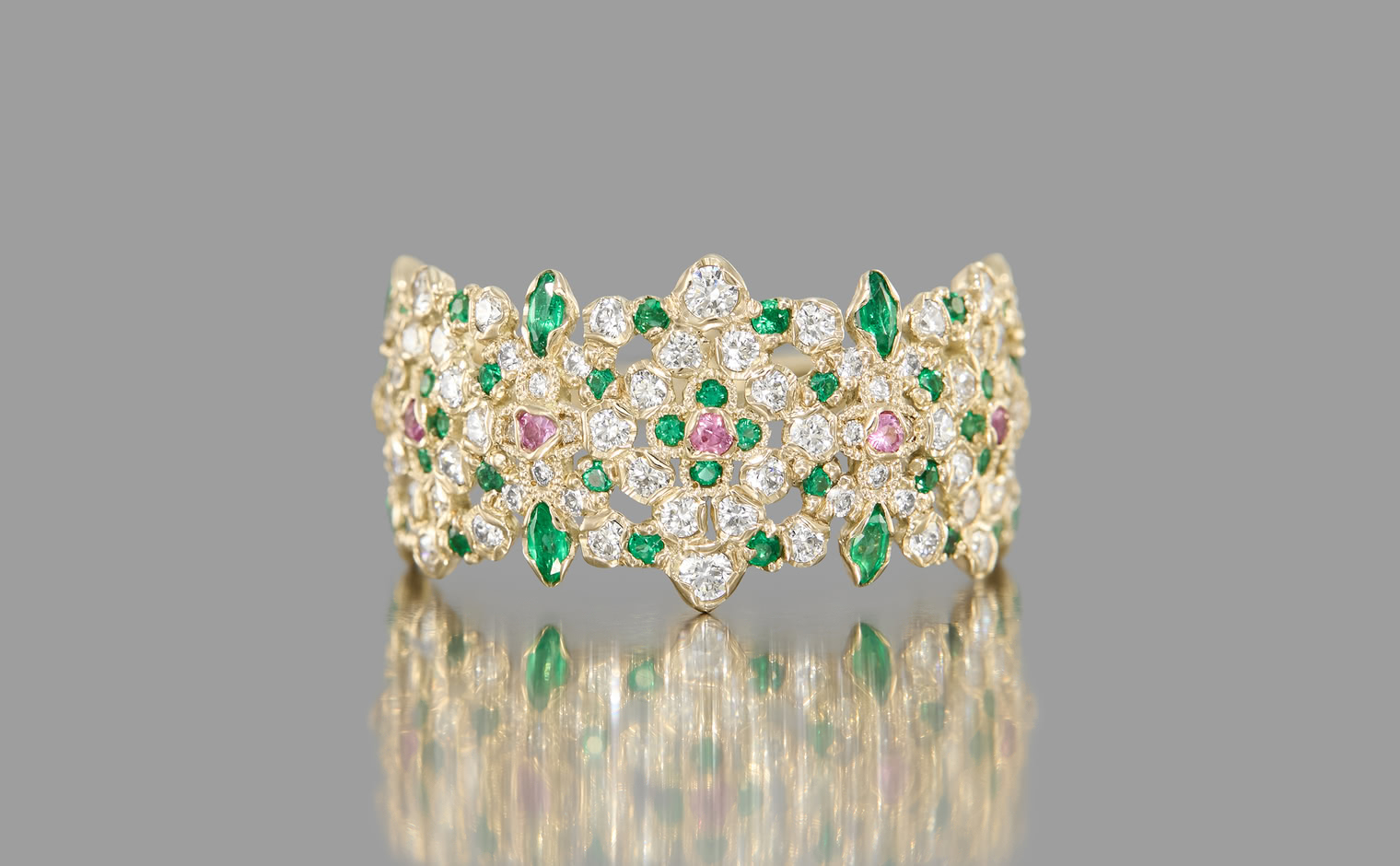 Cluster Ring–Rainbow | kataoka jewelry