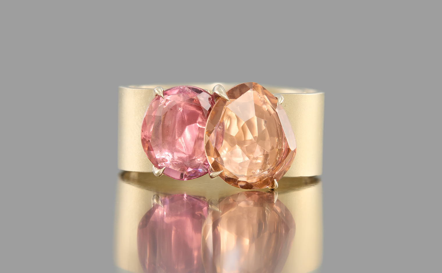 Calyx Ring–Sunset | kataoka jewelry