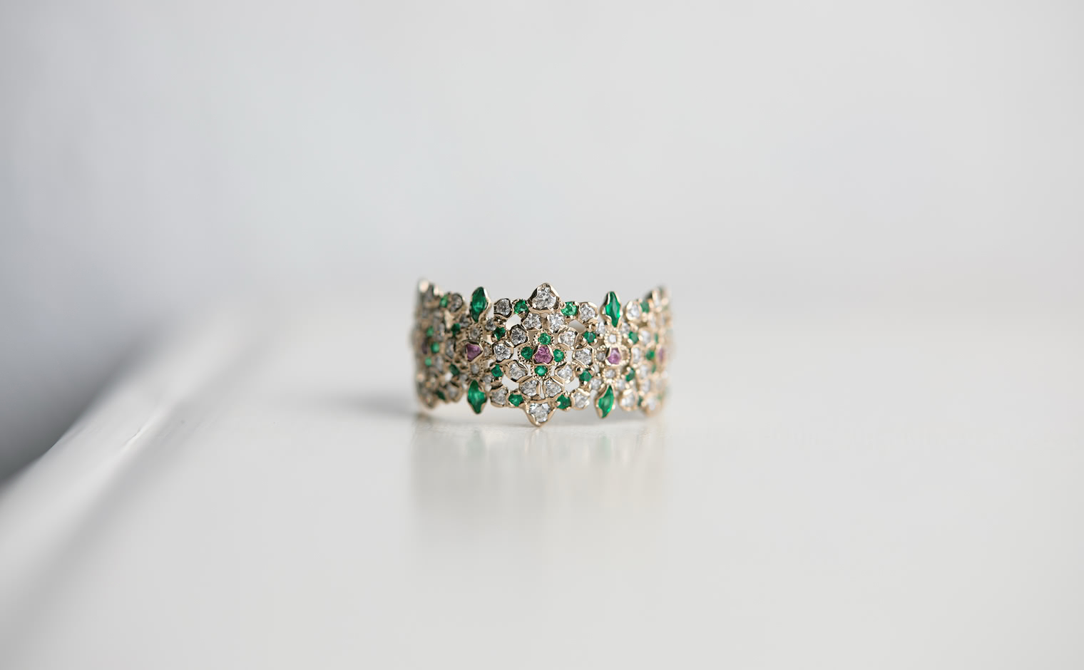Cluster Ring–Rainbow | kataoka jewelry and objets d'art