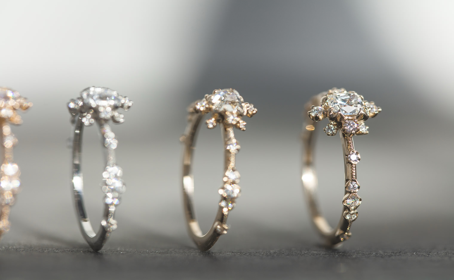 Snowflake Ring Supreme–Old Mine | ka0148ac