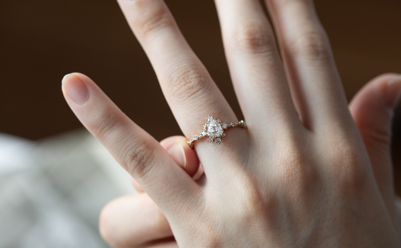 Snowflake Ring Supreme–Antique | kataoka jewelry and objets d'art