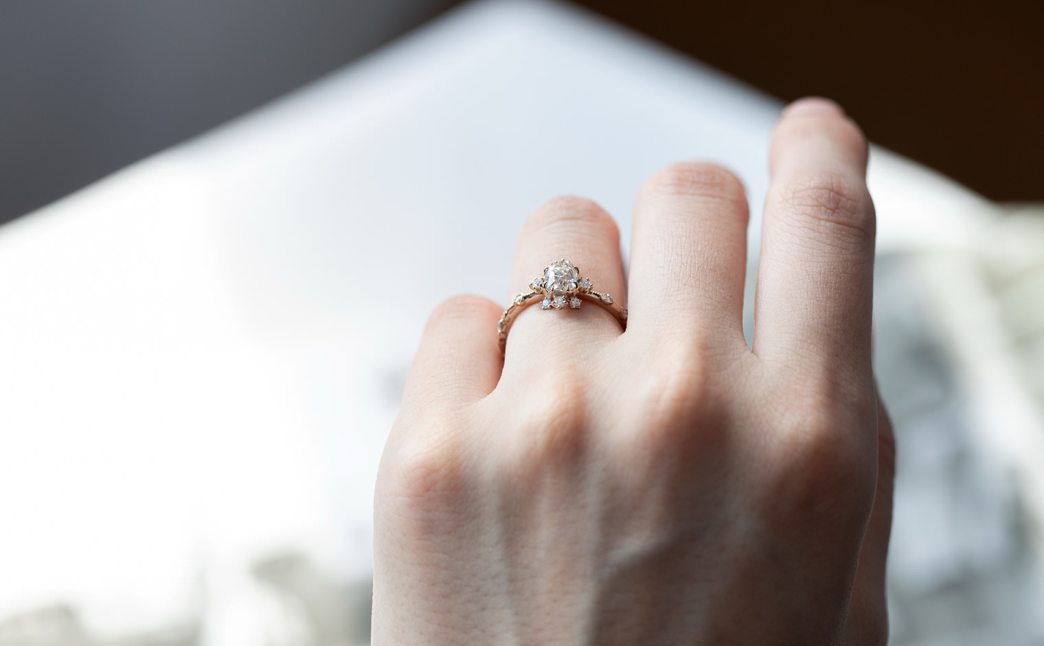 Snowflake Ring Supreme–Antique | kataoka jewelry and objets d'art