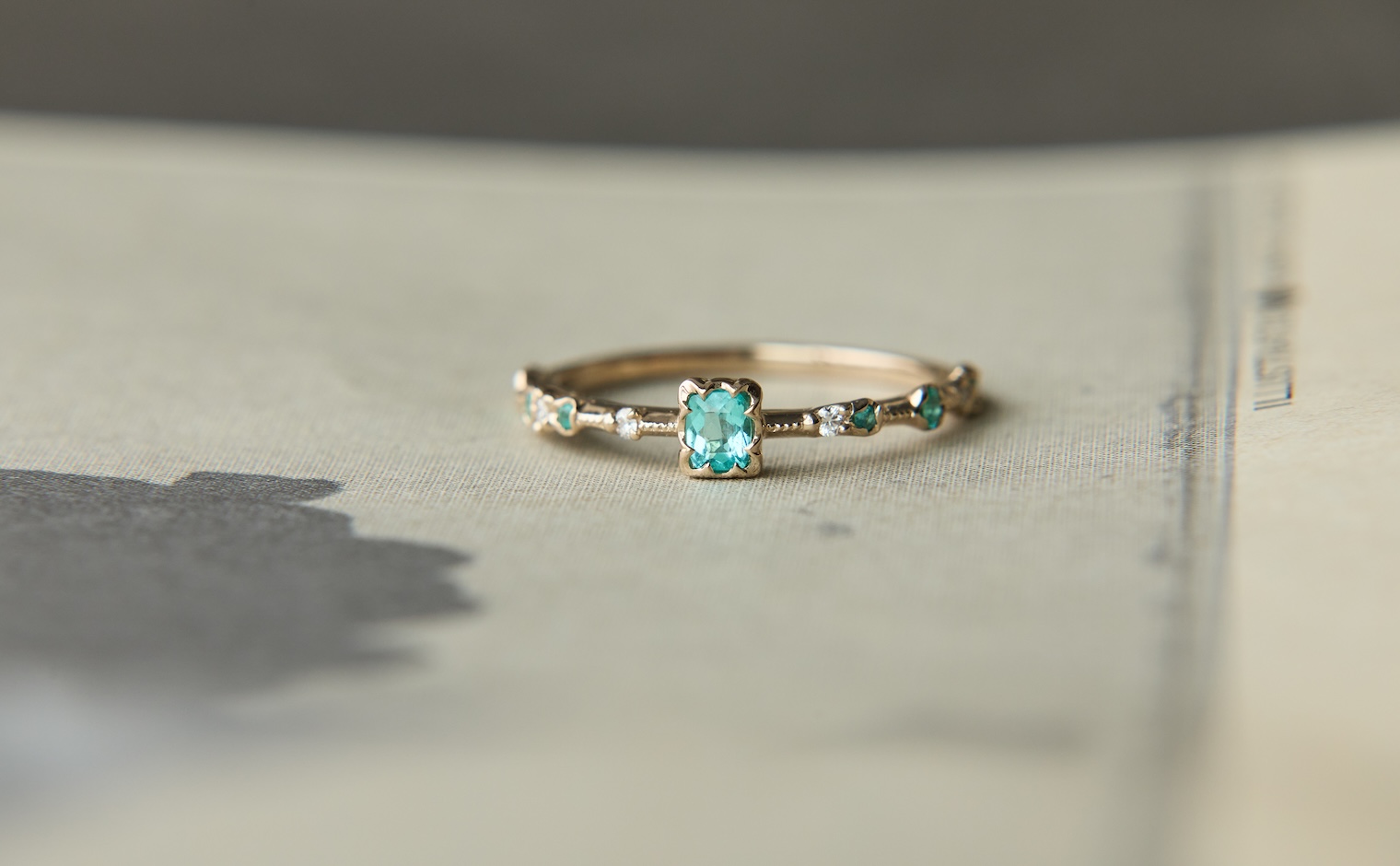Paeonia Ring–Paraiba | kataoka jewelry and objets d'art