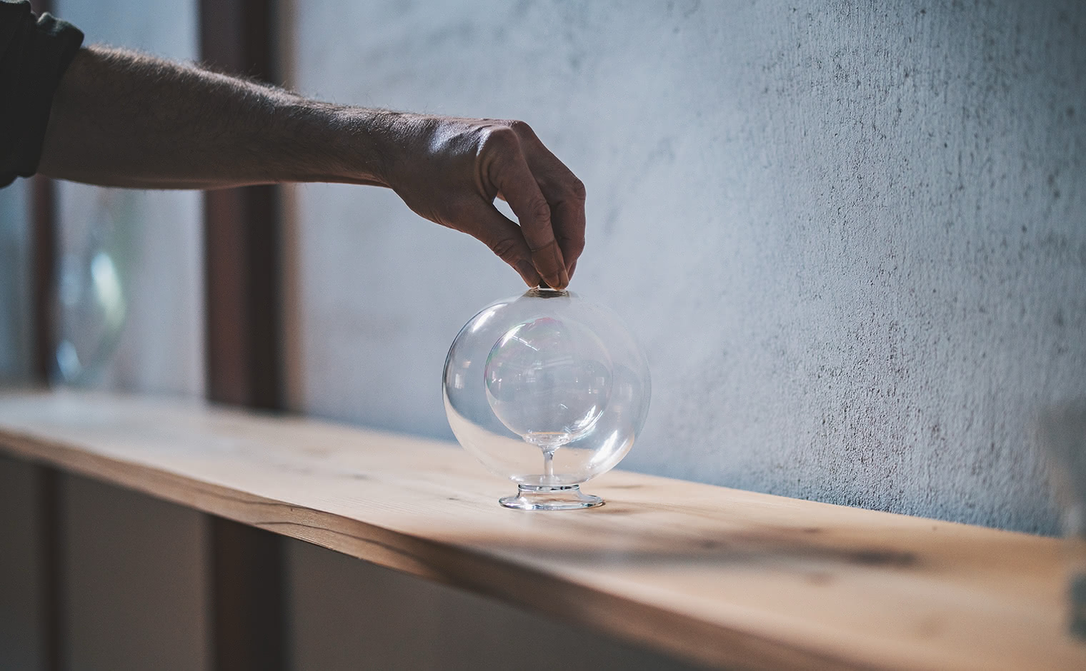Soap Bubble Holder | kataoka jewelry and objets d'art