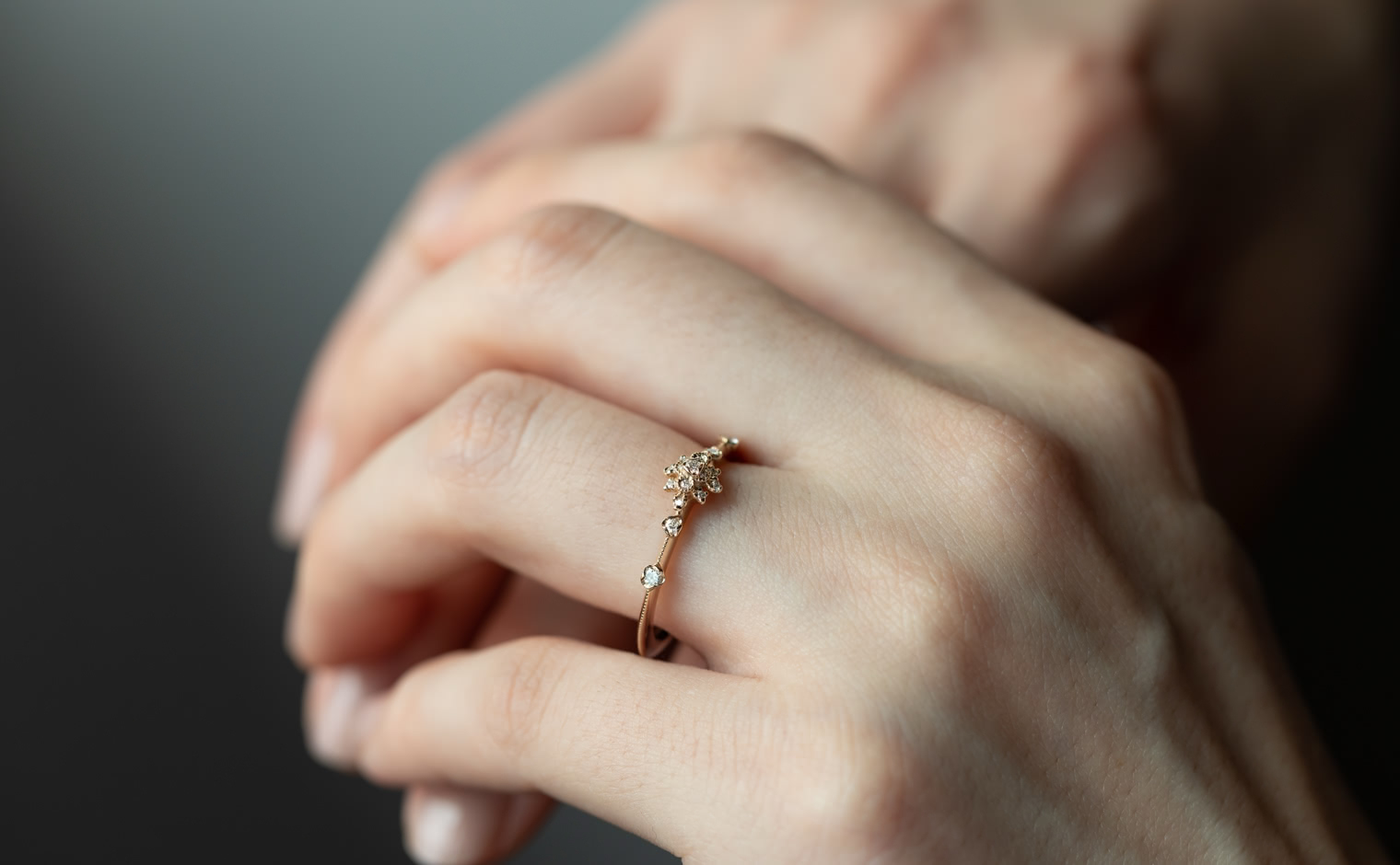 Orchid Ring–Diamond | ka0128aa