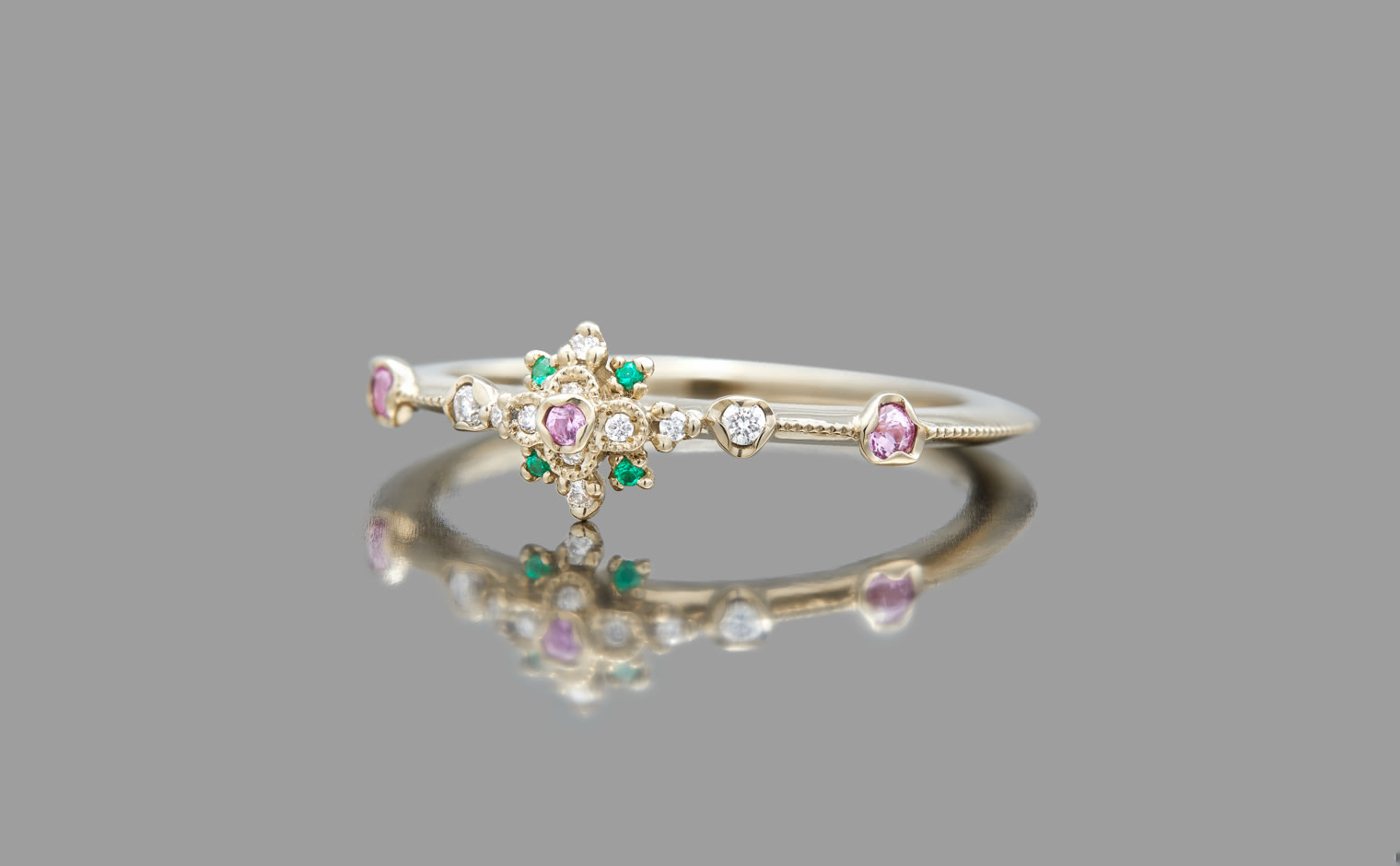 Orchid Ring–Rainbow | ka0128ab