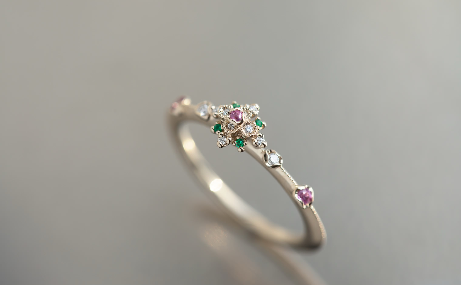 Orchid Ring–Rainbow | ka0128ab