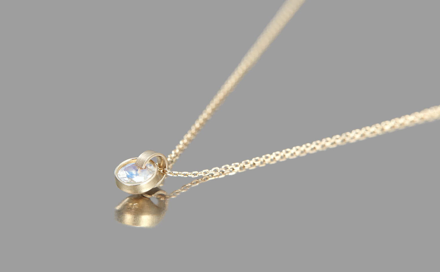 K*K様 CDL moon stone ネックレス Rainbow Moonstone Necklace