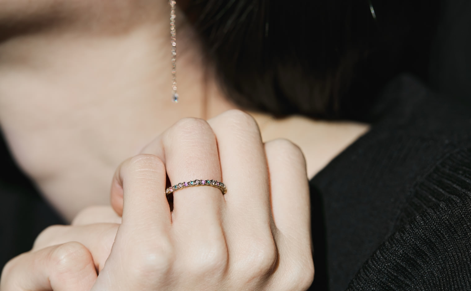 Dotted Ring Supreme–Rainbow | kataoka jewelry