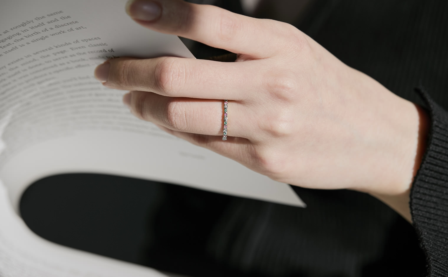 Dotted Ring Supreme–Rainbow | kataoka jewelry