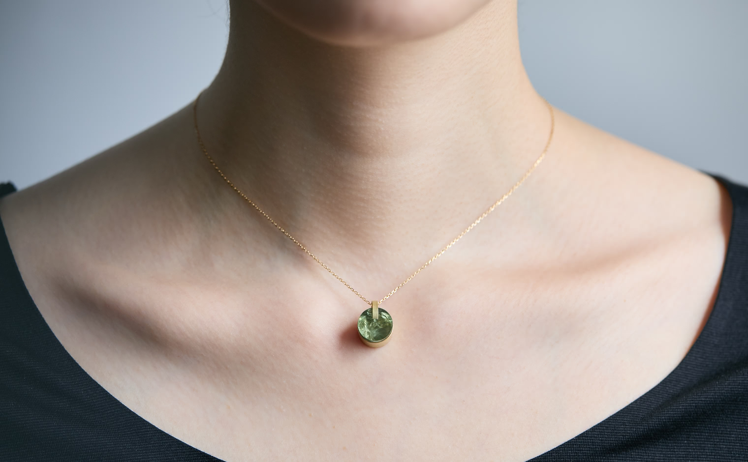 Sage Quartz Necklace | kataoka jewelry