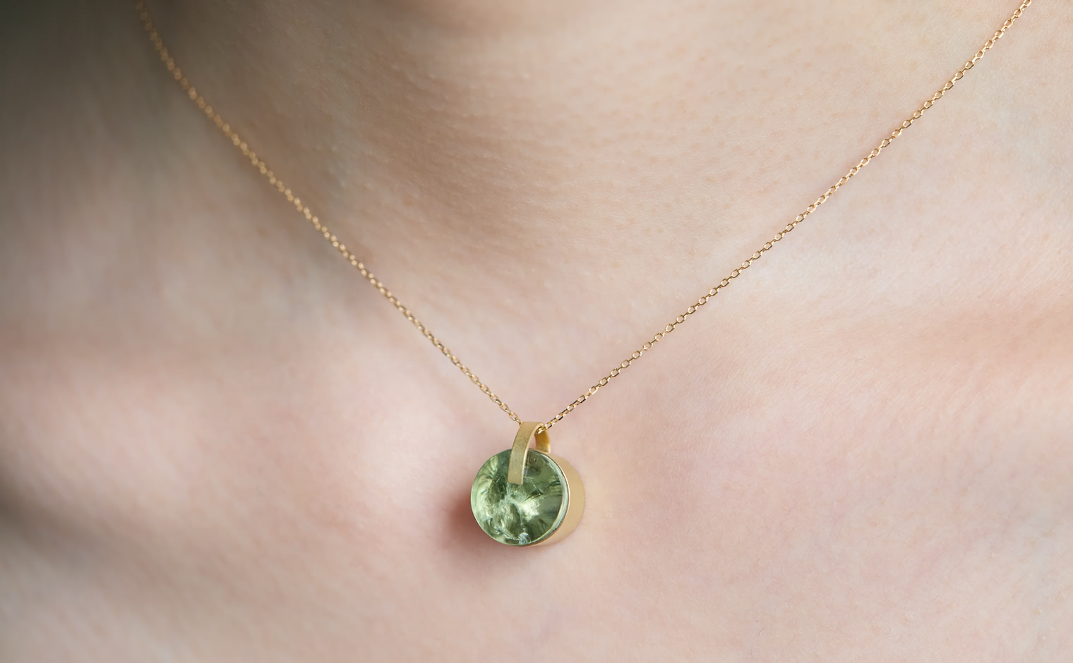 Sage Quartz Necklace | kataoka jewelry