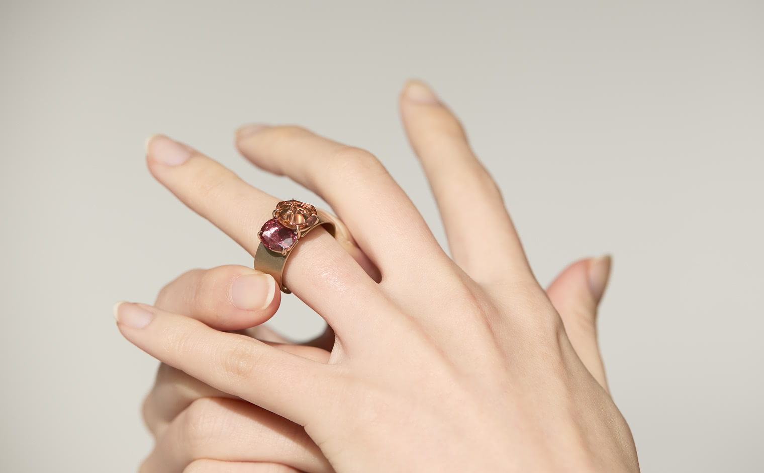 Calyx Ring–Sunset | kataoka jewelry