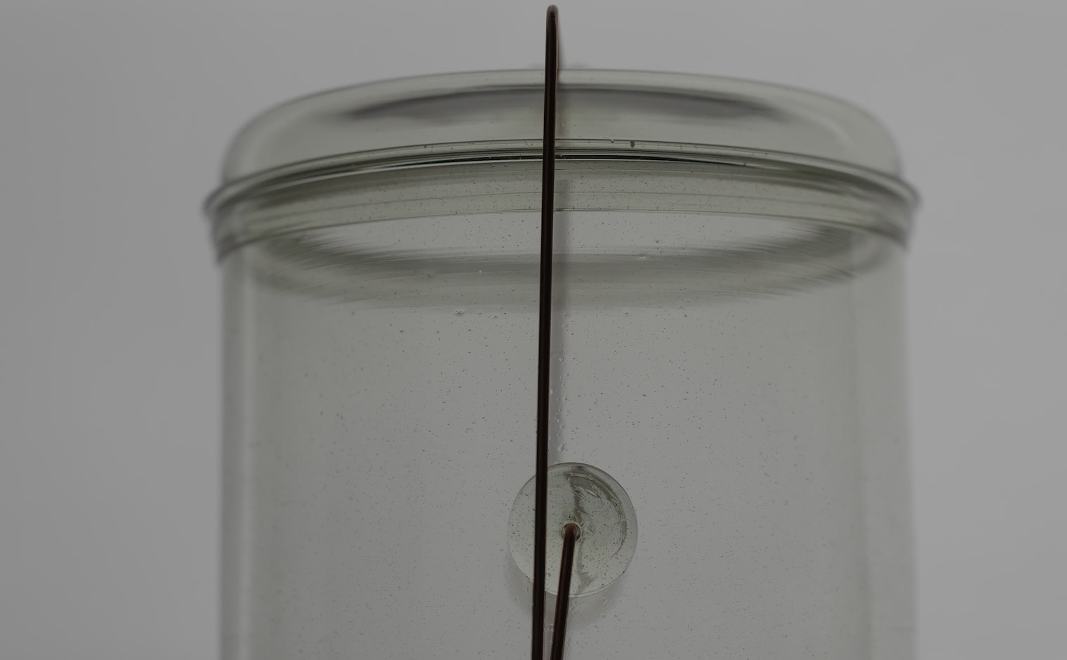 Peter Ivy Okome Jar L | Handblown Glass Rice Jar | kataoka