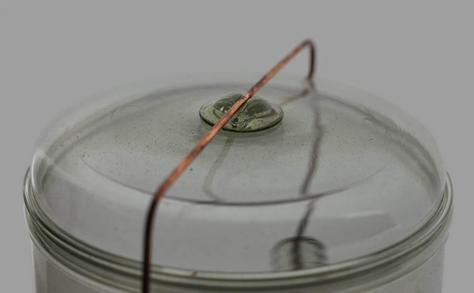 Peter Ivy Okome Jar S | Handblown Glass Rice Jar | kataoka