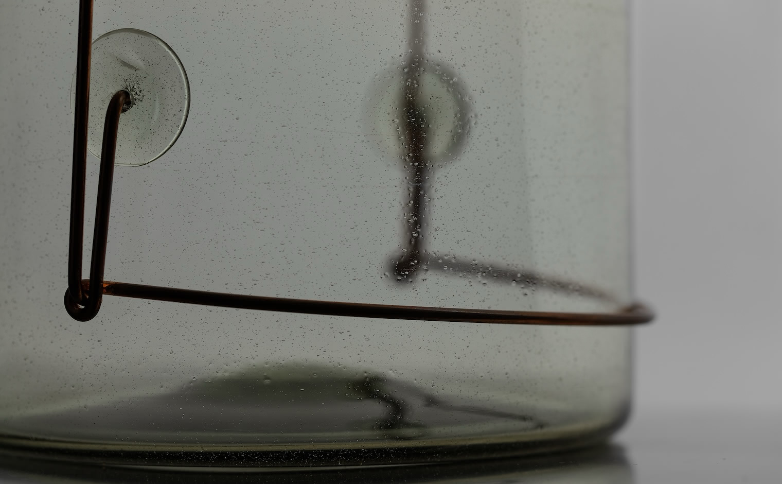 Peter Ivy Okome Jar S | Handblown Glass Rice Jar | kataoka
