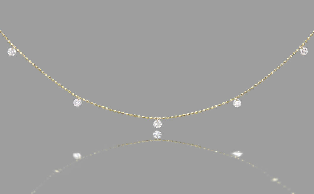 Cinque Diamond Necklace