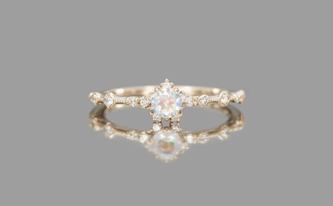 Snowflake Ring–Opal