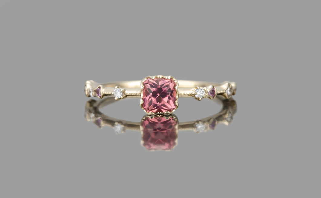 Paeonia Ring–Tourmaline