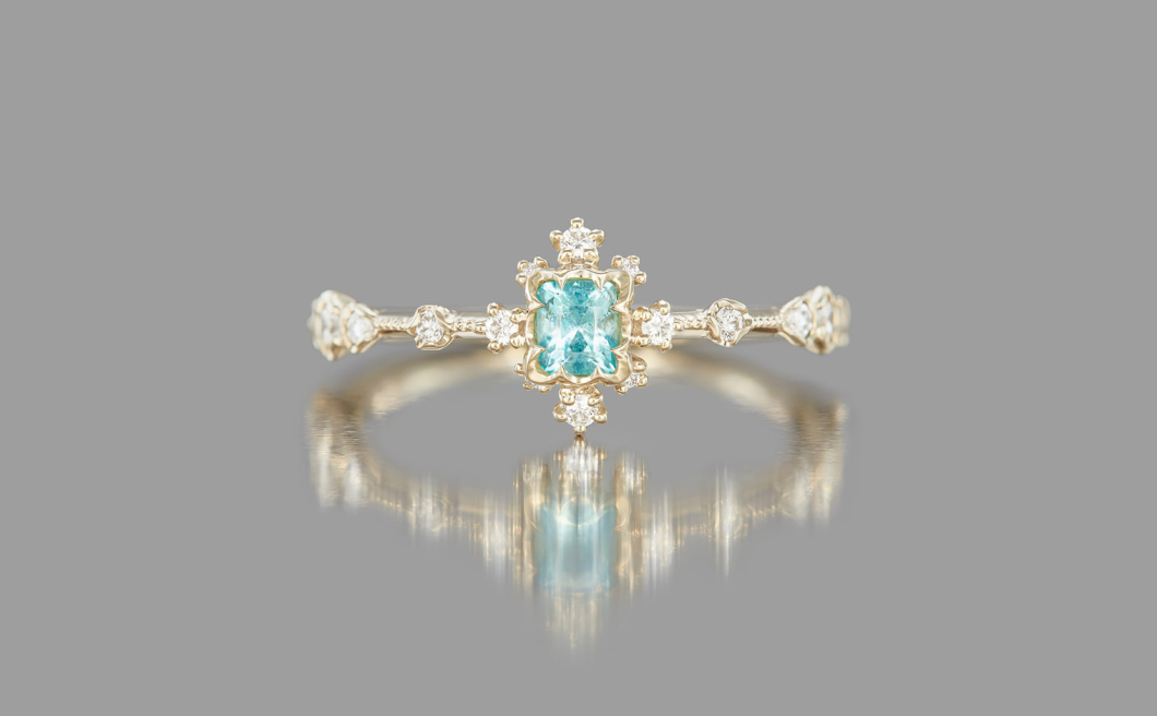 Snowflake Ring Supreme–Paraiba