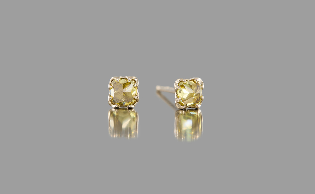 Iceberg Studs–Cushion Iceberg Studs–Cushion