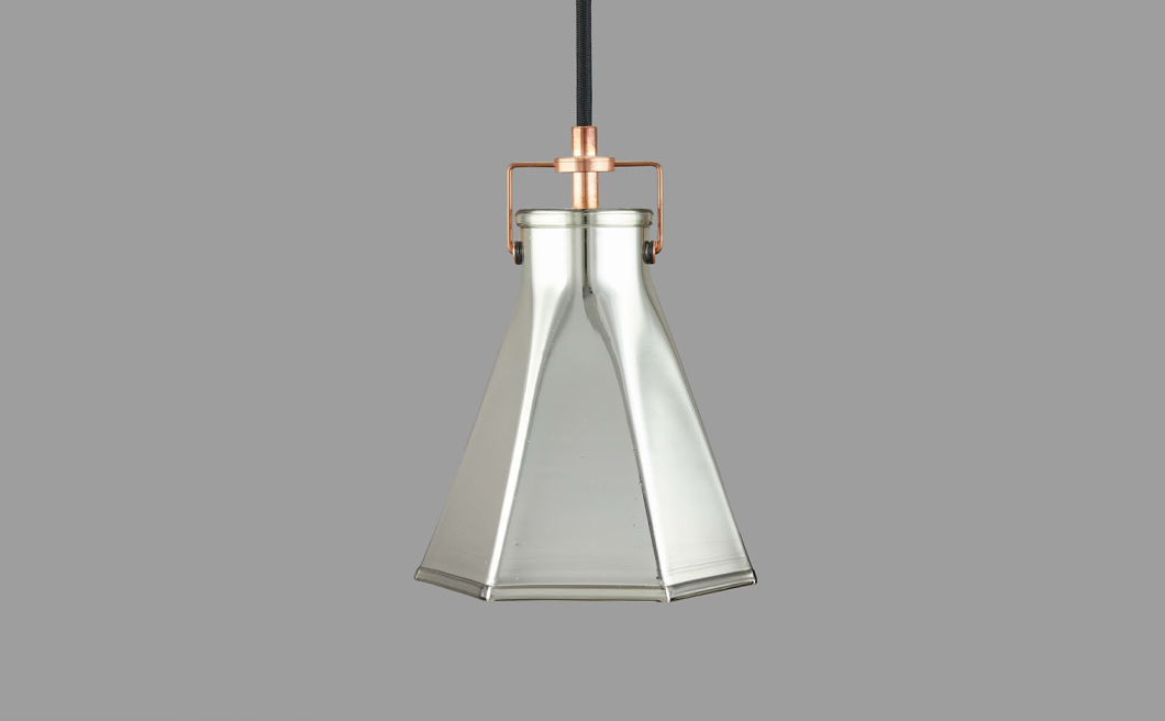 Rokkakei Pendant Light L – Mirror