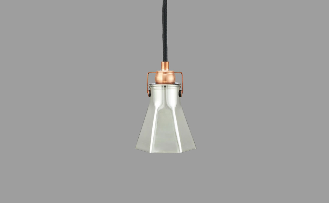 Rokkakei Pendant Light S – Mirror
