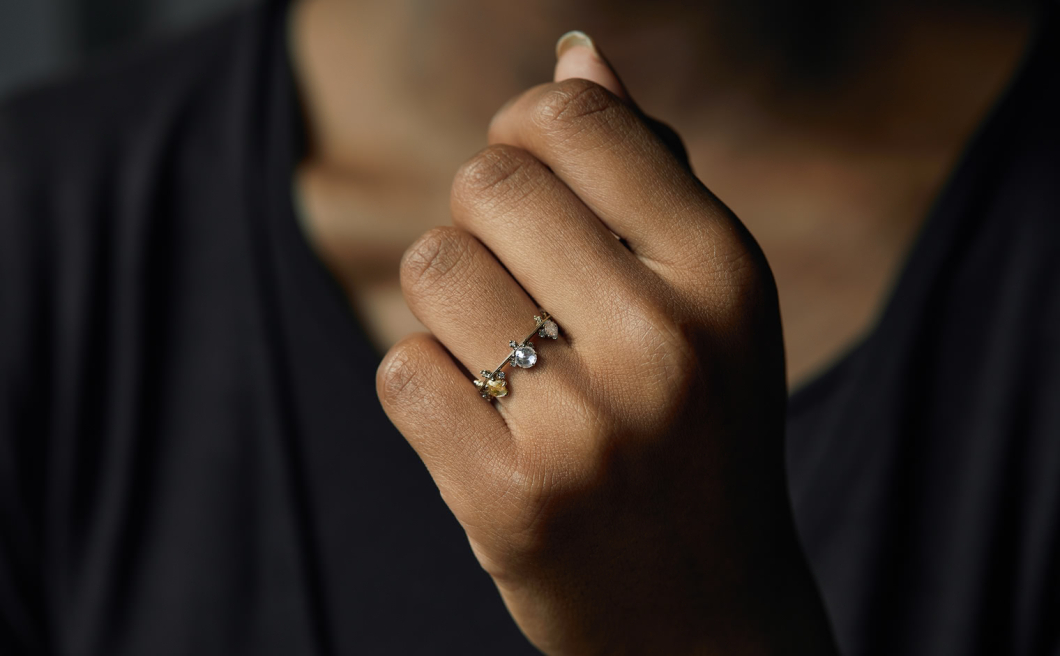 Crown Ring–Fancy Diamond