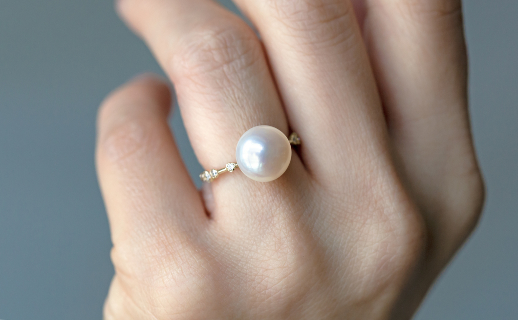 Pearl Dotted Ring