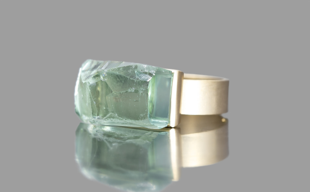 Raw Quartz Ring