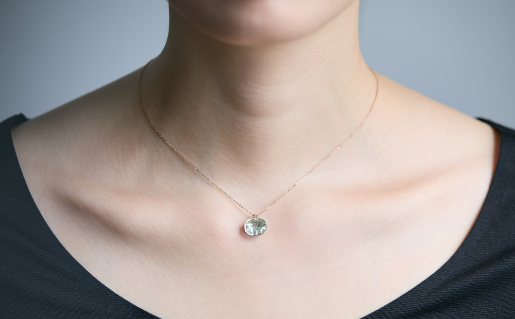 Seafoam Aquamarine Necklace Seafoam Aquamarine Necklace