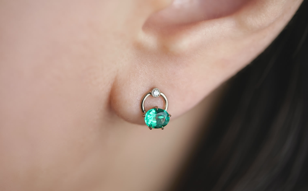 Handle Studs–Emerald Handle Studs–Emerald