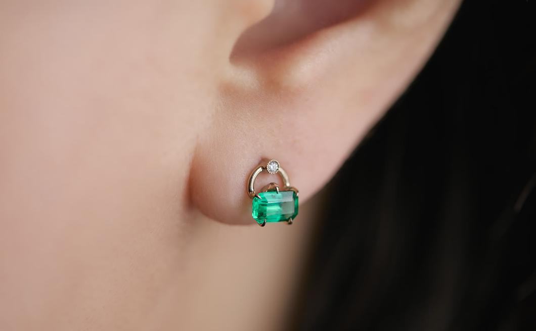 Handle Studs–Emerald Supreme