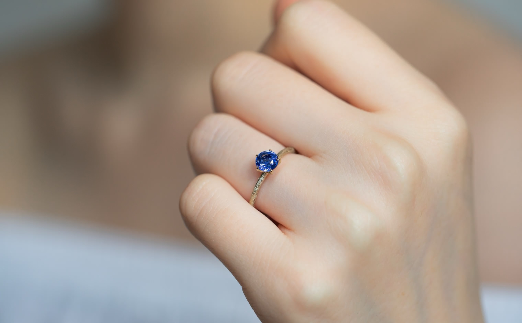 Sapphire Stardust Ring