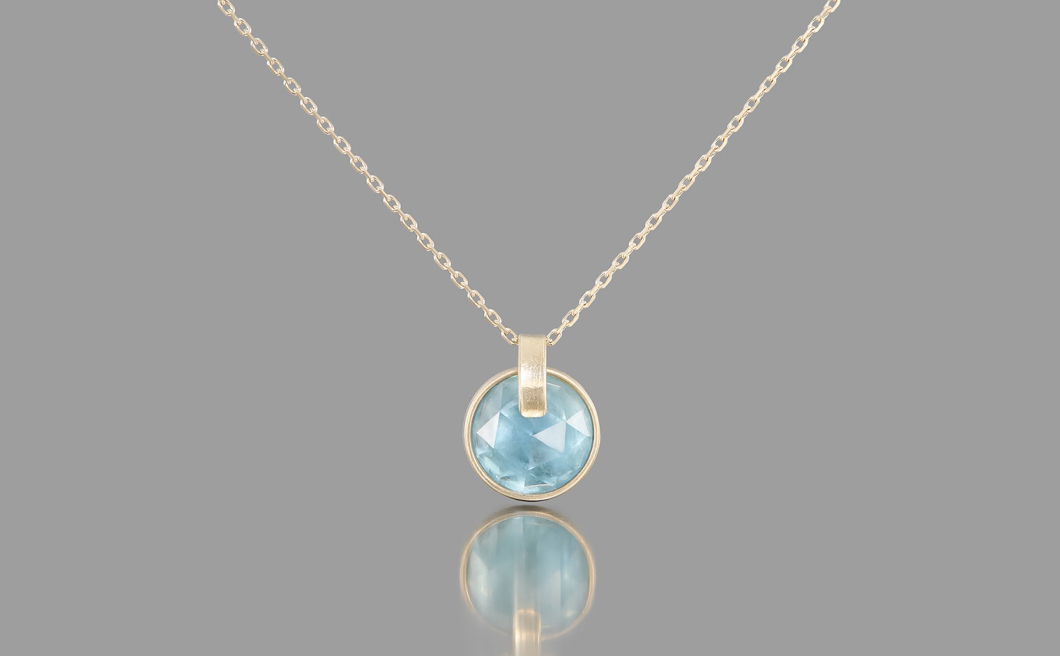 Mist Aquamarine Necklace