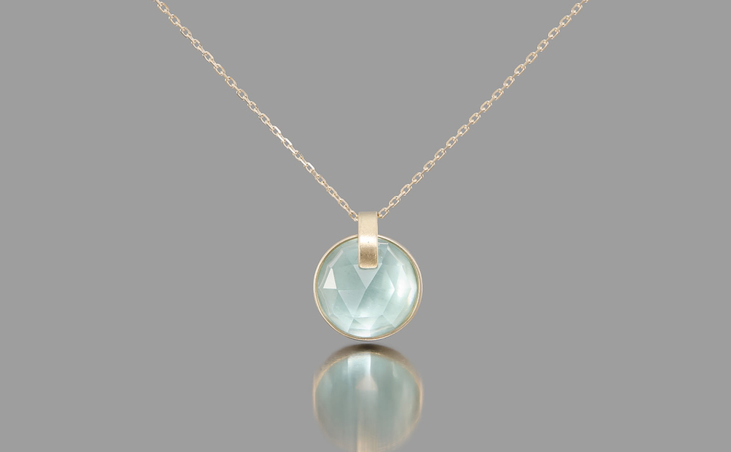 Floe Aquamarine Necklace