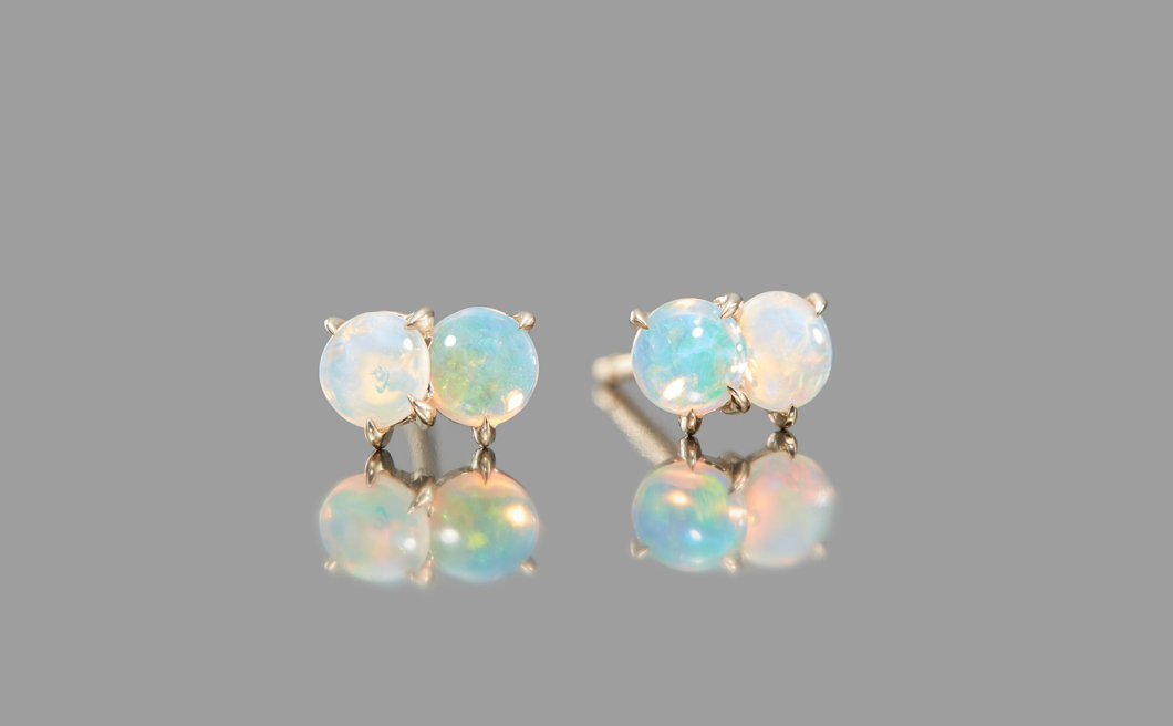 Calyx Studs–Opal