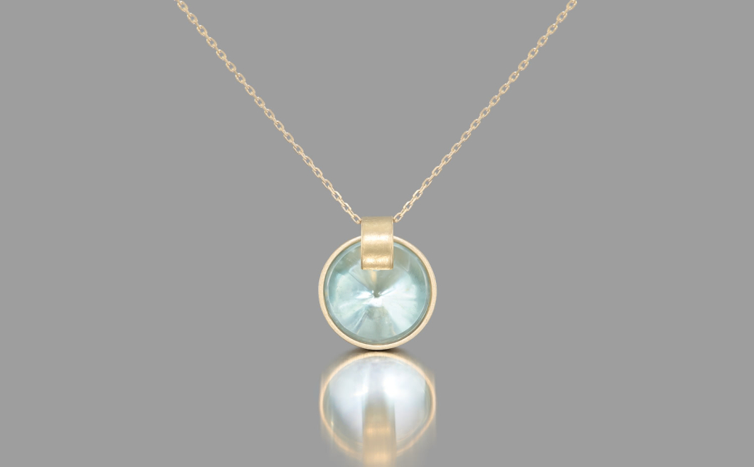 Frostlight Aquamarine Necklace