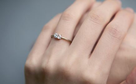 Calyx | Paired Gemstone Rings and Earrings | kataoka