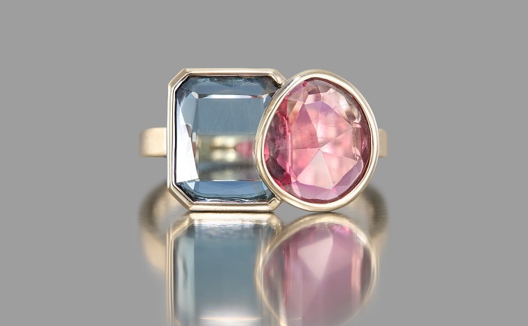 Calyx | Paired Gemstone Rings and Earrings | kataoka