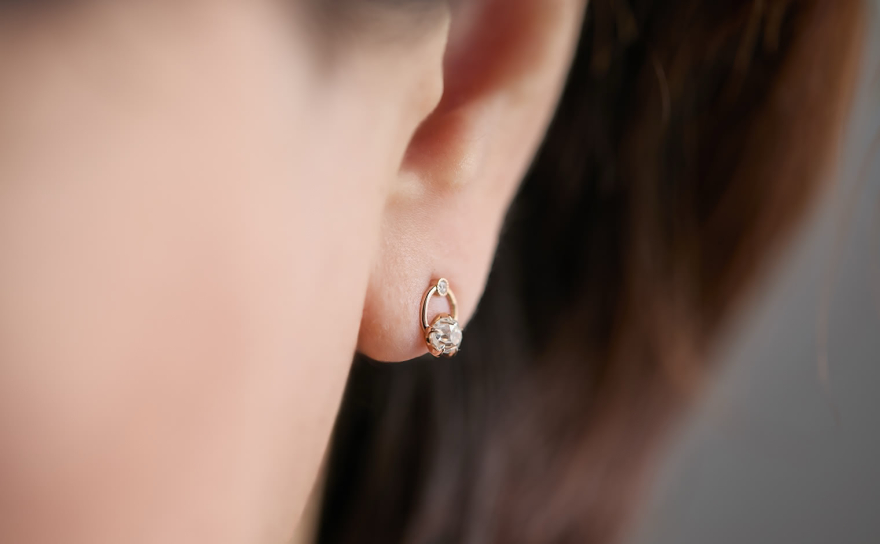 Earrings | Diamond & Gemstone Stud Earrings | kataoka