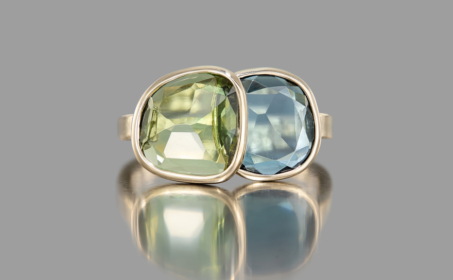 Calyx | Paired Gemstone Rings and Earrings | kataoka